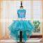 Frozen Cotton Dress Girl Princess Aisha Tutu ELSA Essar Short Sleeved Dress Children Dovetail