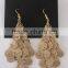 2015 Fashion Hanging Gold Leaf Drop Earring
