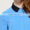 Women Simple Contrast Color Peter Pan Collar Shirt Blouse Top OEM ODM Type Clothing Factory Manufacturer From Guangzhou