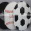 Coin shape brochure design mini football ball basketball brochure , football basketball baseball sport fans collection book .