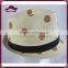Dot Pattern Printed Natural Straw Hat