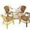 Outdoor Rattan bamboo cafe restaurant Furniture/garden wicker chair outdoor rattan chair