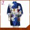 2602 Short Design Girl Pattern Women Kimono Robe Silk