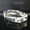 Transparent crystal ashtray censrier on sale