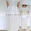 100% Natural Silk Lounge Dress Luxurious Ivory Silk Sleep Gowns