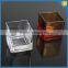 Cube Colored Glass Vase Centerpieces Vases