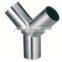 A403 Wp316/304/304L 14" 45 degree y branch pipe fitting later tee