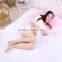 Pink Funny Sleeping Pillow Hollow Fiber Pillow