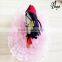 Cute cartoon shape custom made keychain voodoo doll pandant