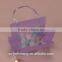 ribbon handle plastic mini purses style box