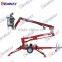 12m Manual trailer aerial work platform