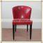 Wholesale Red Armless Cafe chairs metal (AL15)