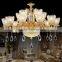 Professional lyrics hand blown glass wedding decoration crystal chandelier