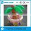 promotion pvc inflatable palm tree ice cooler, promotional beer ice bucket