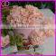 wholesale peach color silk flowers artificial hydrangea