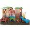 Kids outdoor playground child plastic playyard slides