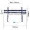 New bedroom ultra slim fixed lcd led plasma smart tv wall mount for 40" - 65" flat screens with vesa 600x400mm