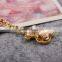 Champagne !Charming ! Fashion design ! latest gold chain big stone bear necklace