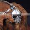 High Polish Stainless Steel Skull Head Design Tibetan Pendant