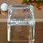 Clear square glass vase with 46oz capacity from Bengbu Cattelan Glassware Factory