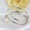 10.5-11mm AAA near round sterling silver fashion pearl bracelet for women