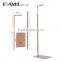 adjustable rose gold hanging bag exhibition stand bag display rack