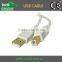 USB cable 2.0V AM/BM A Male to B male gold plated connector