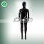 abstract running white glossy PP kid mannequins