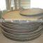 Cold pressing one-time forming flat dished head for storage tank