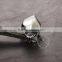 7MM Stainless steel vintage antiqued silver skull punk ring fashion ring steam punk jewelry 6240030