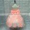 Customized A-Line Ruffles Skirt Pearls Bow Back Flower Girl Dress FGZ07 Girls Party Dresses