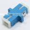 White- cap SC SX fiber optic adapter