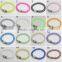 20 mixed color mesh stardust bracelet , magnet clasp bracelet mesh bracelet for woman