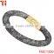 Nice Men Women Fashion Shiny Stardust Crystal Wrap Magnetic Clasp Mesh Bracelet wholesale