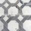 Hexagon italy grey mixed carrara white anique marble mosaic tile