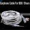 Earphone Cables Headphone Wire HIFI Headset Line For Shure pin series (535/215 etc.)/ For Sennheiser IE80