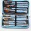 11pcs Complete Makeup Set Synthetic Cosmetic Brush