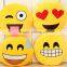 2016 fashionable emoticon plush emoji pillow for wholesale