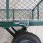 Steel handy mesh drop side greenhouse trolley