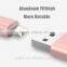 New arrival customized wholesale metal braided charging cable usb 2 in 1 mirco usb cable for iphone &samsung