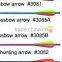 Outdoor Shooting CS Archery Hunting Foam Arrowhead with Screwed on off Fiberglass Arrow