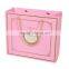 Gift promotional packaging paper bags with cotton handle