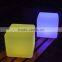 ce furniture waterproof led cube lighting decoration garden wireless color changing square led cube chair light for party