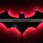 Bat lamp Mirror lamp Batman mirror lamp with remote control Colorful KTV corridor background wall lamp