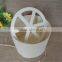 2015 decorative unfinished bark wooden chocolate barrel