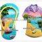 custom bahamas souvenirs(Flip flops or T-shirt shaped)for fridge magnet