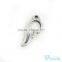 Angel wings metal charms for necklace decoration