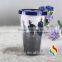 hot sale double wall acrylic tumbler with paper insert