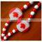 Flashing independence day july 4th party flashing beaded necklace led styles
