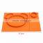 BPA Free silicone placemat food tray for baby
